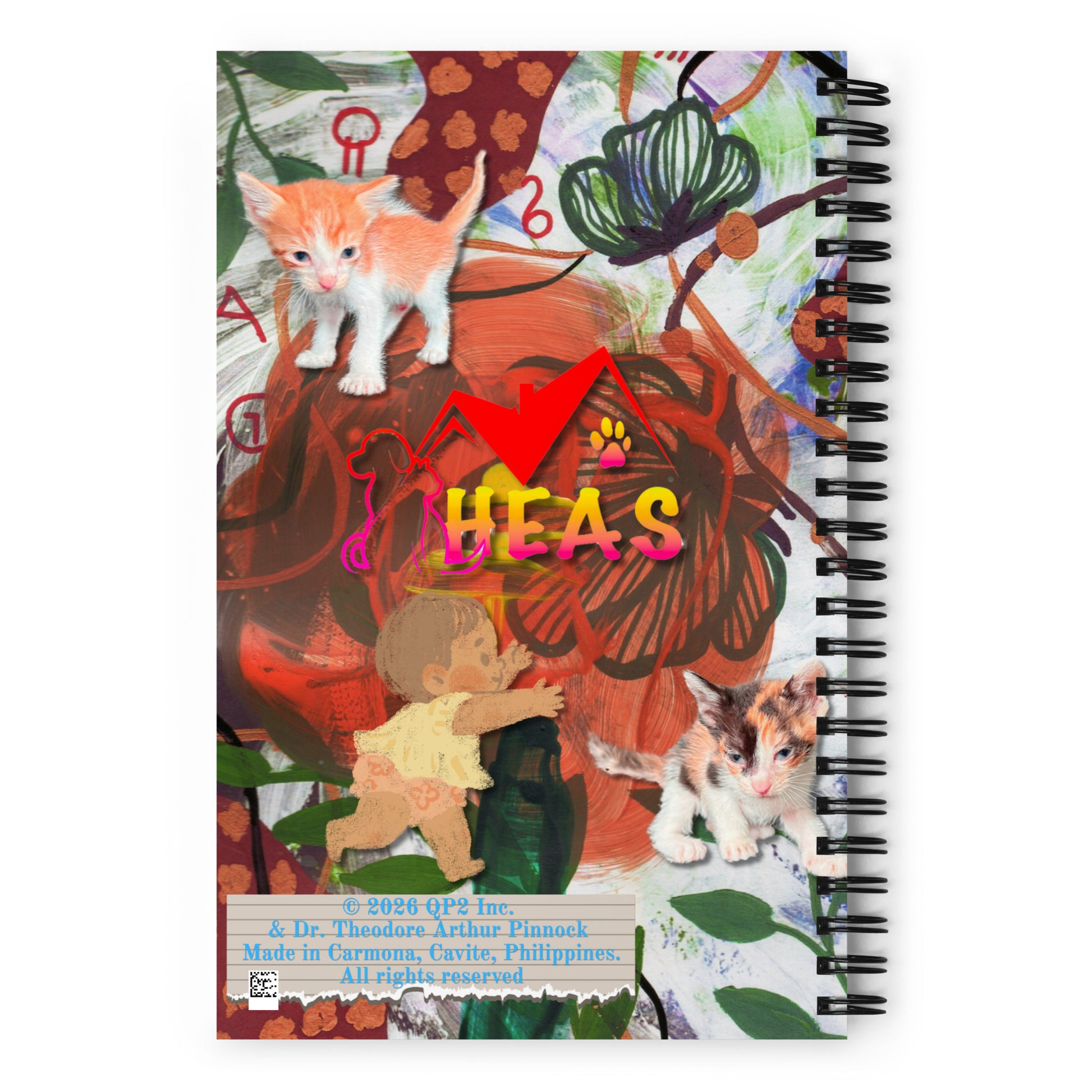 New Baby Spiral Notebook Design 1 POSTCARD The DEEP Store