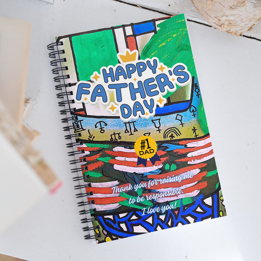 Father's Day Notebook - Spiral Notebook The DEEP Store Default Title