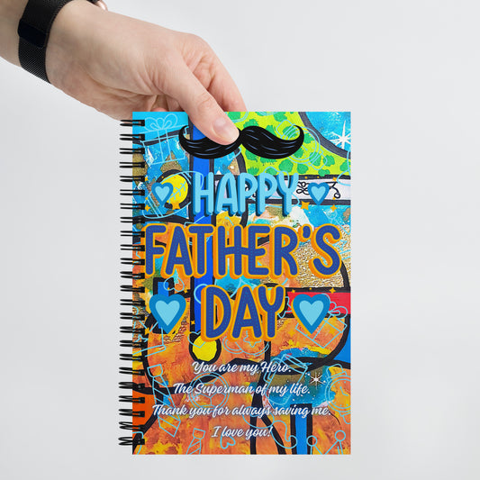 Father's Day Notebook - Spiral Notebook The DEEP Store Default Title