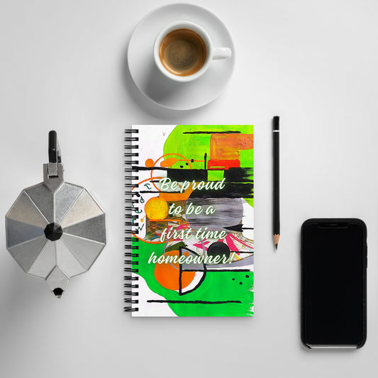 New Home Spiral Notebook Design 1 POSTCARD The DEEP Store Default Title