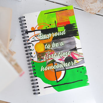 New Home Spiral Notebook Design 1 POSTCARD The DEEP Store
