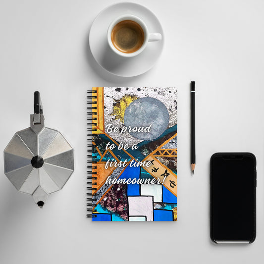 New Home Spiral Notebook Design 2 POSTCARD The DEEP Store Default Title