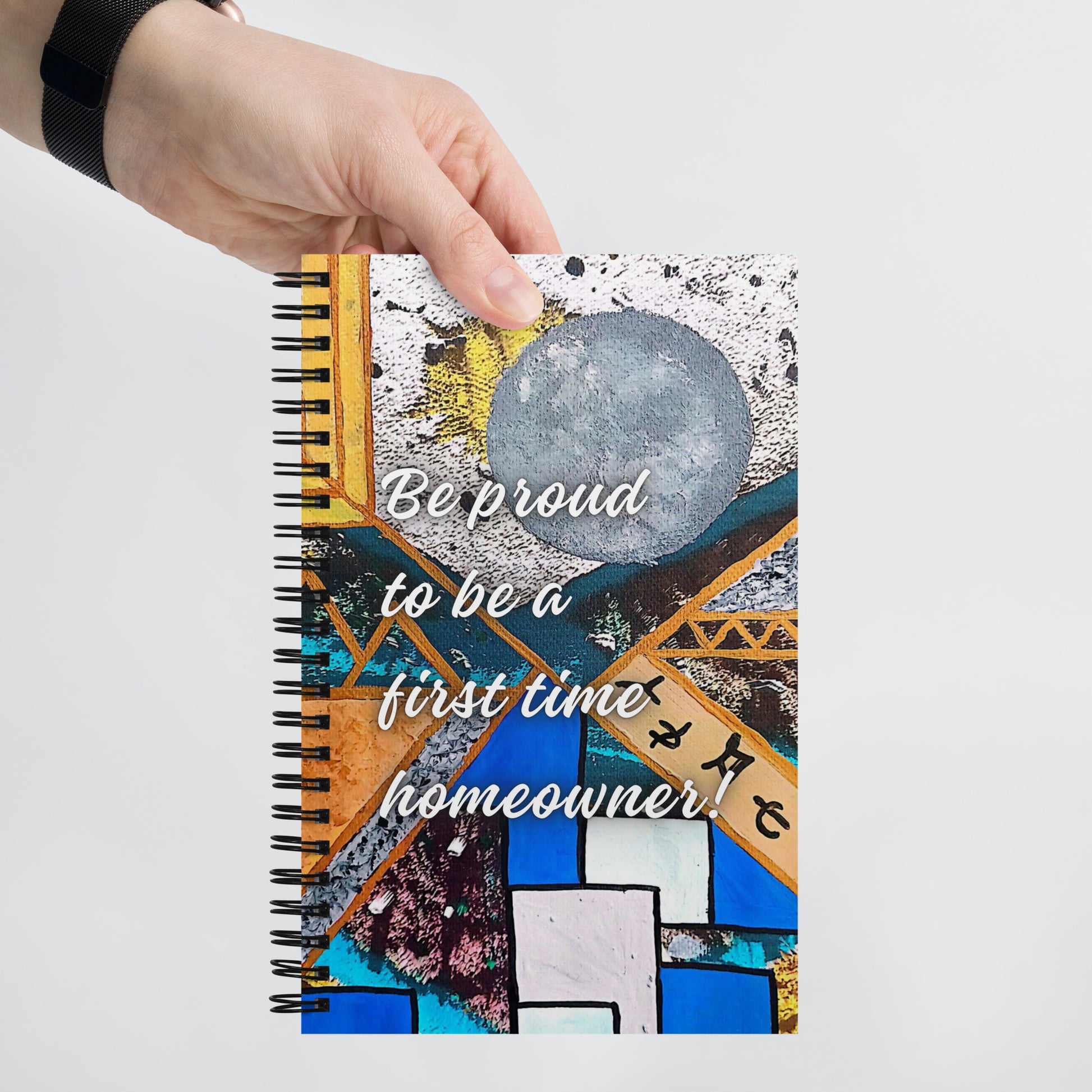 New Home Spiral Notebook Design 2 POSTCARD The DEEP Store