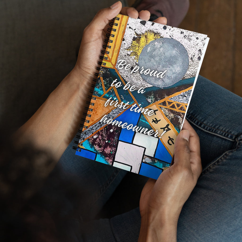 New Home Spiral Notebook Design 2 POSTCARD The DEEP Store