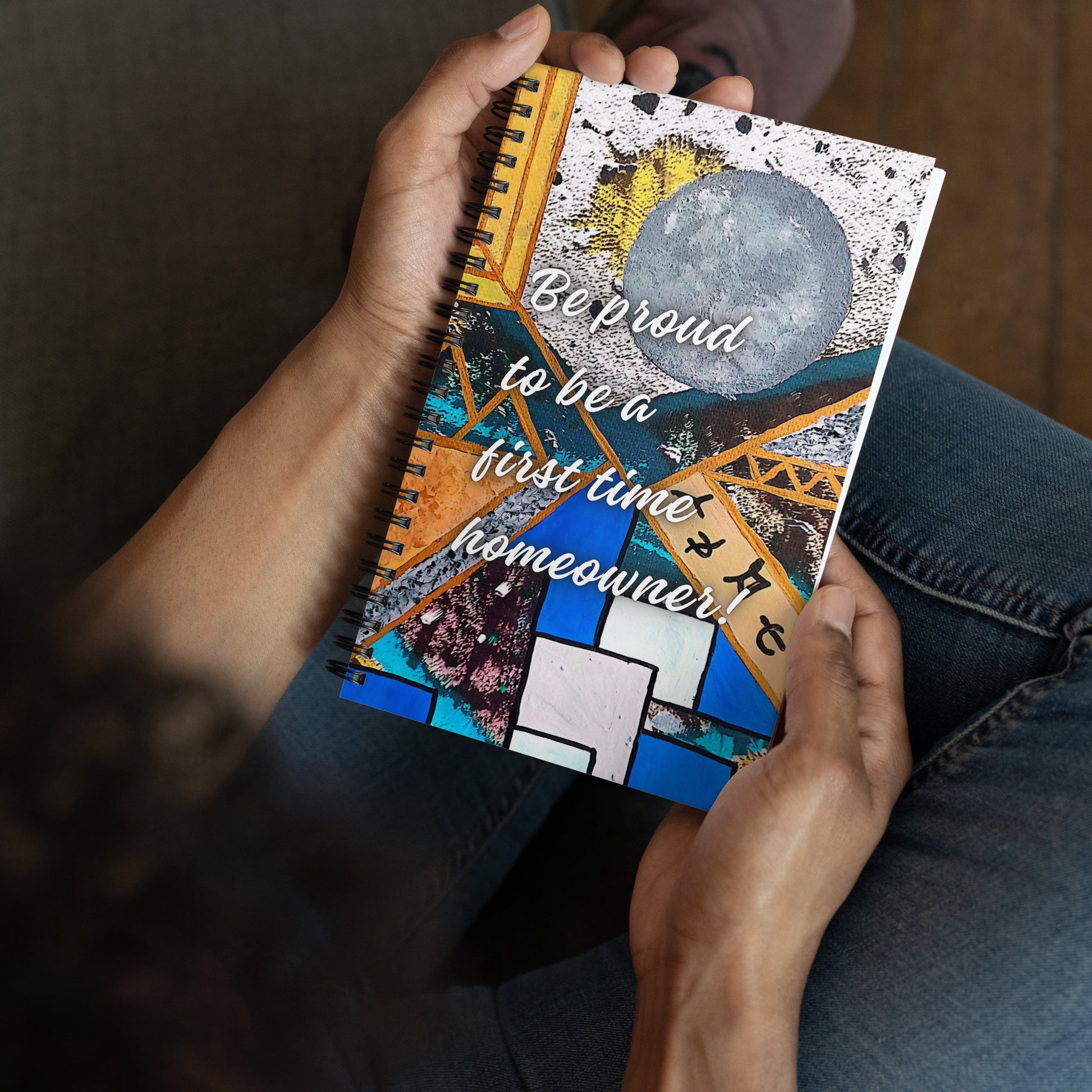 New Home Spiral Notebook Design 2 POSTCARD The DEEP Store