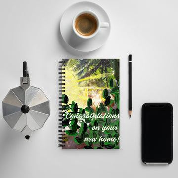 New Home Spiral Notebook Design 3 POSTCARD The DEEP Store Default Title