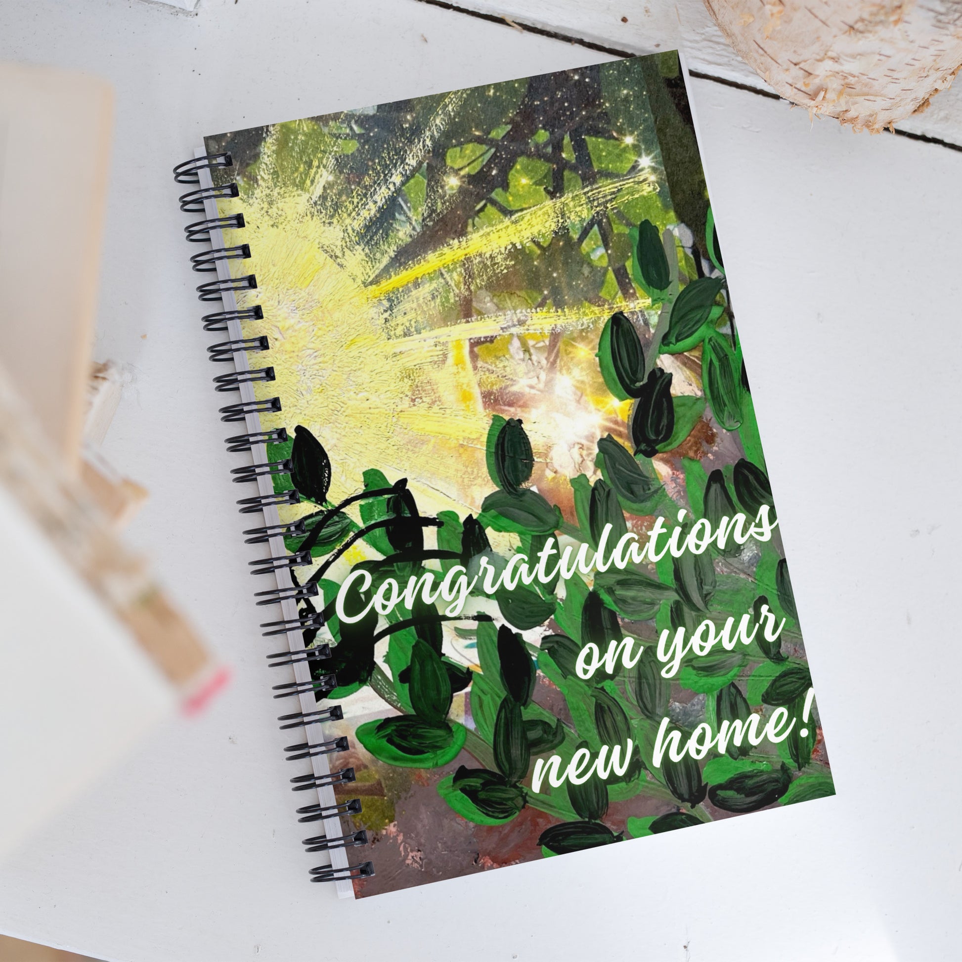 New Home Spiral Notebook Design 3 POSTCARD The DEEP Store