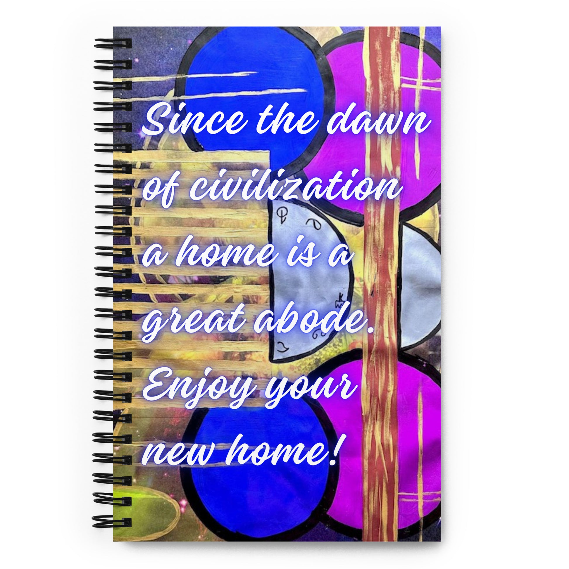 New Home Spiral Notebook Design 4 POSTCARD The DEEP Store