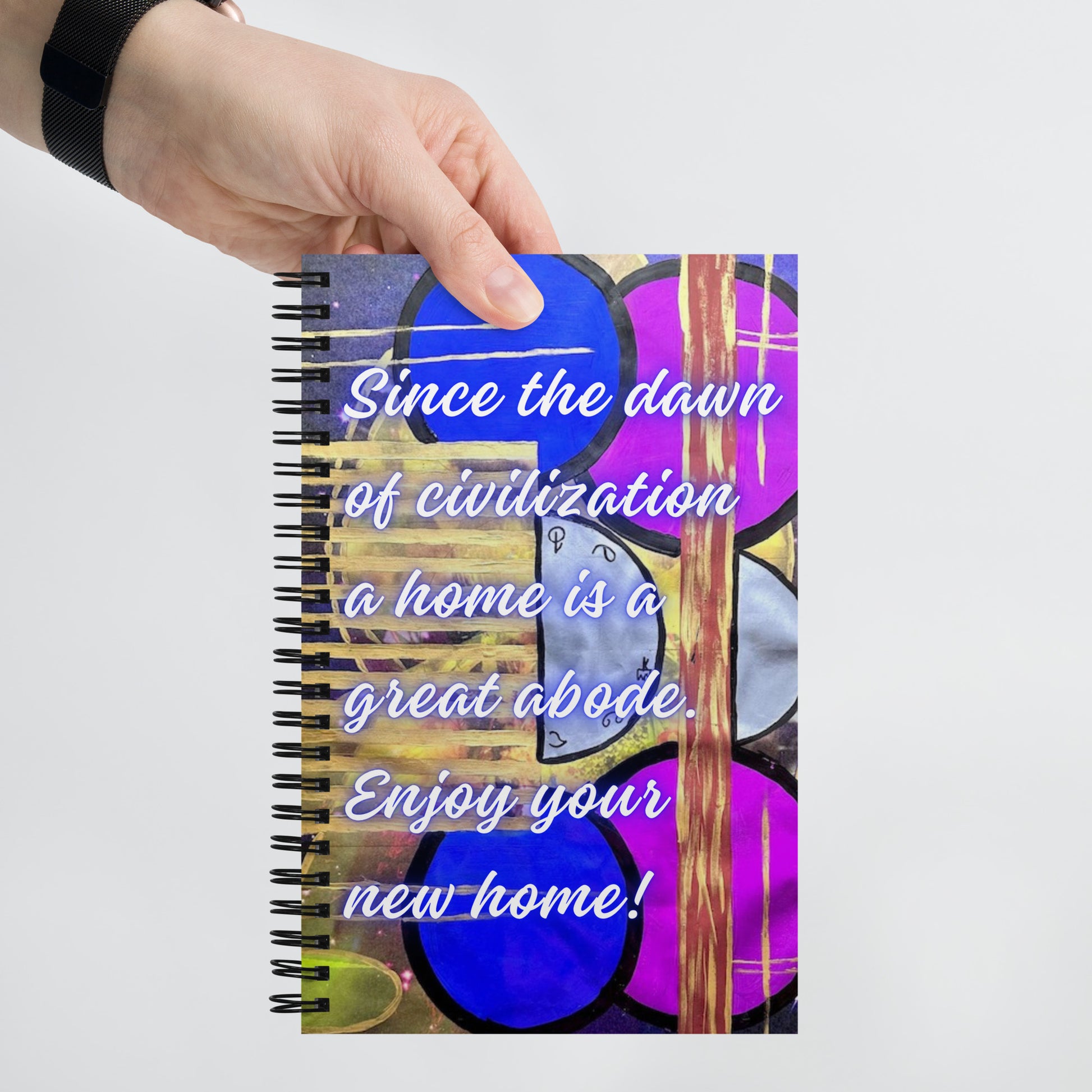 New Home Spiral Notebook Design 4 POSTCARD The DEEP Store