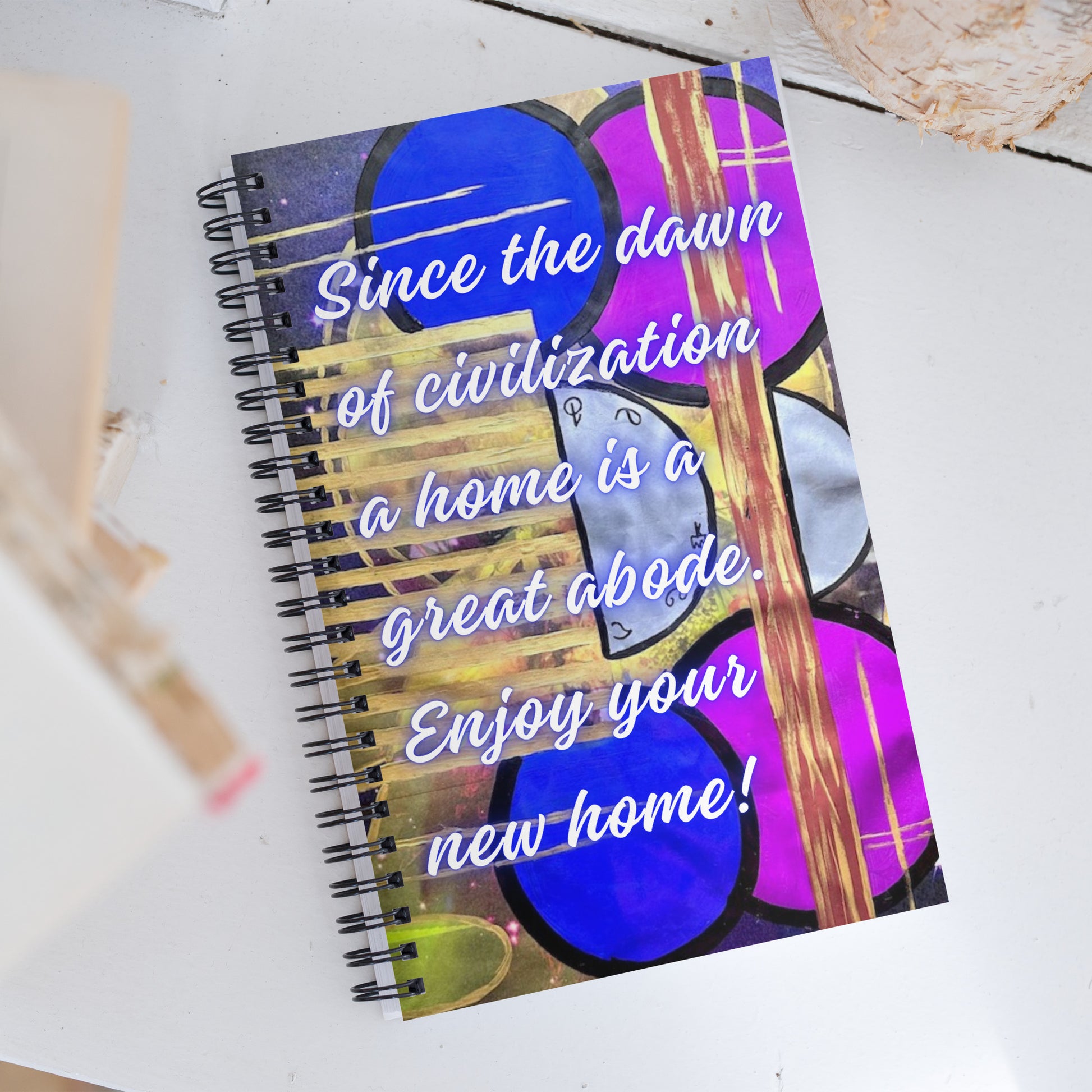 New Home Spiral Notebook Design 4 POSTCARD The DEEP Store