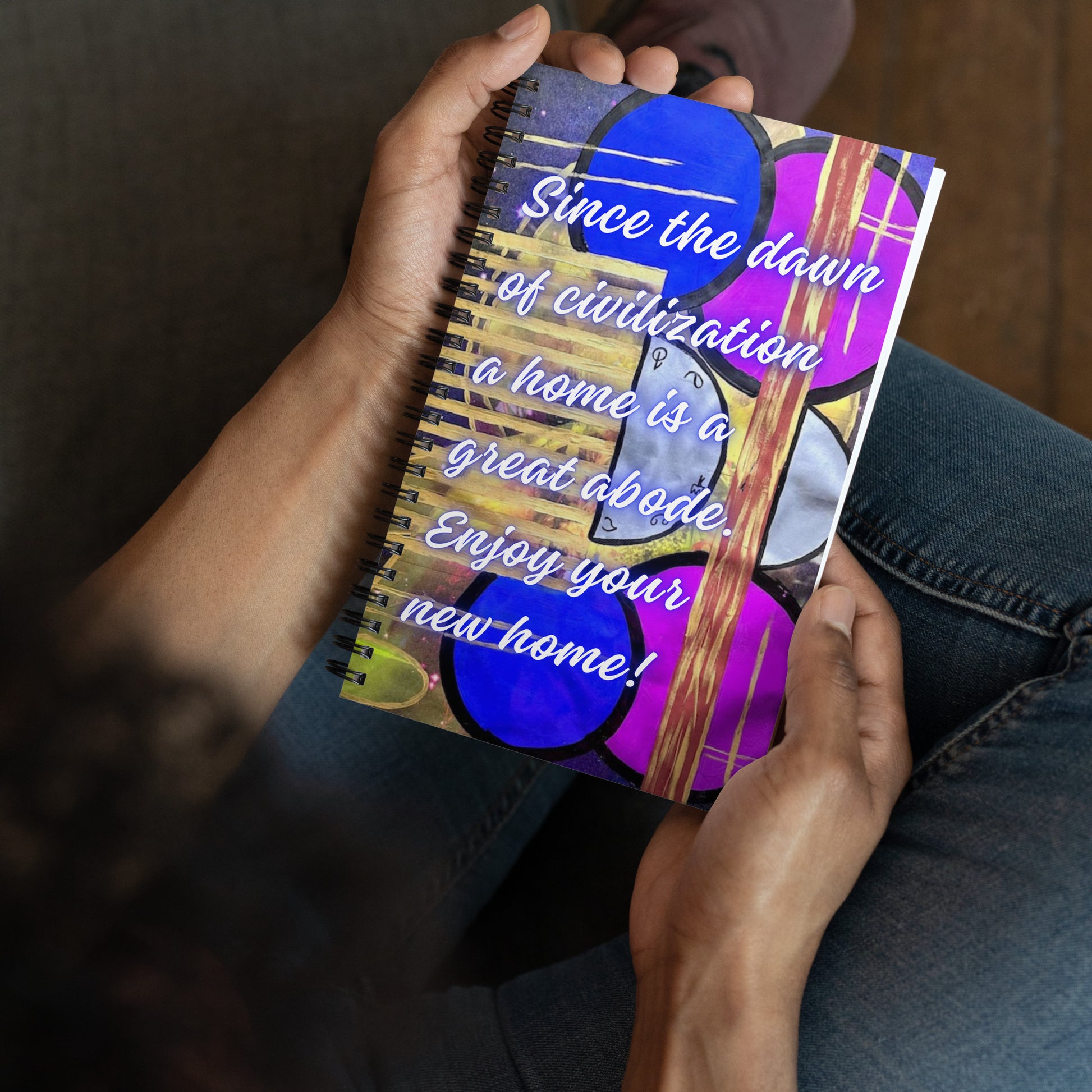 New Home Spiral Notebook Design 4 POSTCARD The DEEP Store