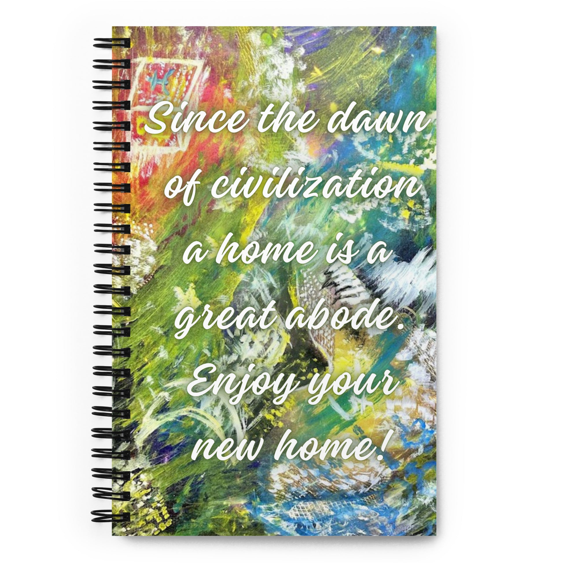 New Home Spiral Notebook Design 5 POSTCARD The DEEP Store