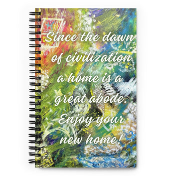 New Home Spiral Notebook Design 5 POSTCARD The DEEP Store
