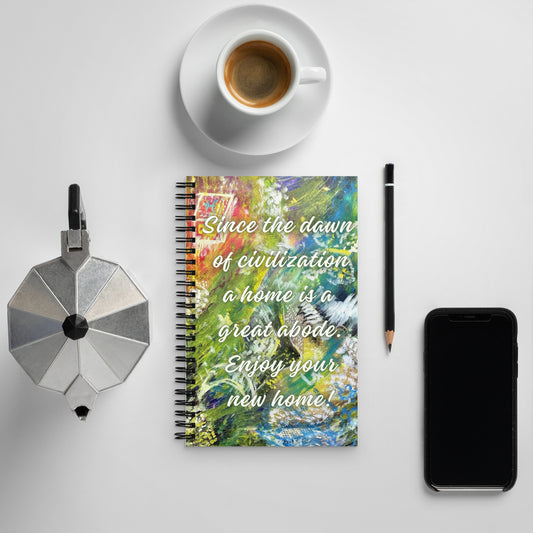 New Home Spiral Notebook Design 5 POSTCARD The DEEP Store Default Title