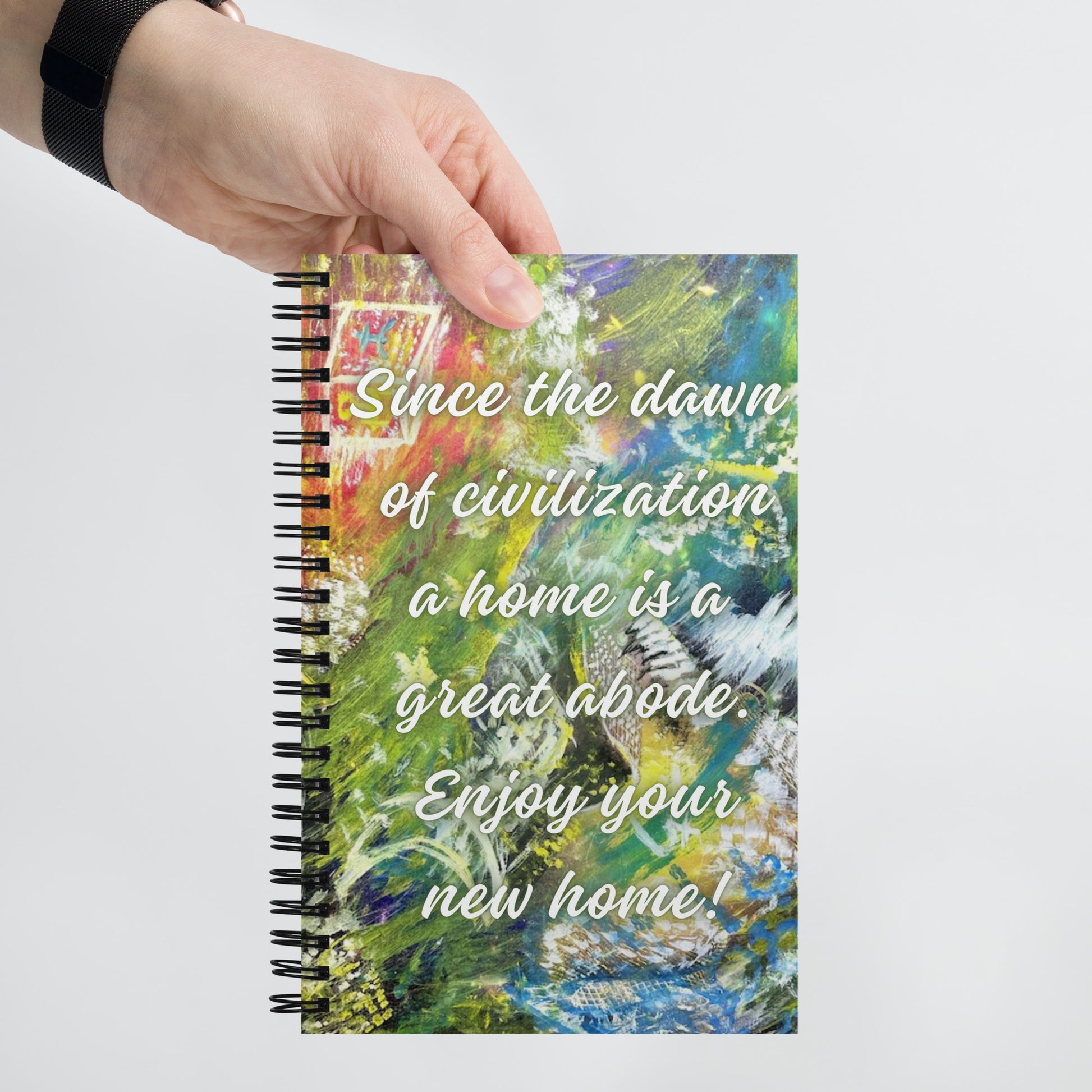 New Home Spiral Notebook Design 5 POSTCARD The DEEP Store