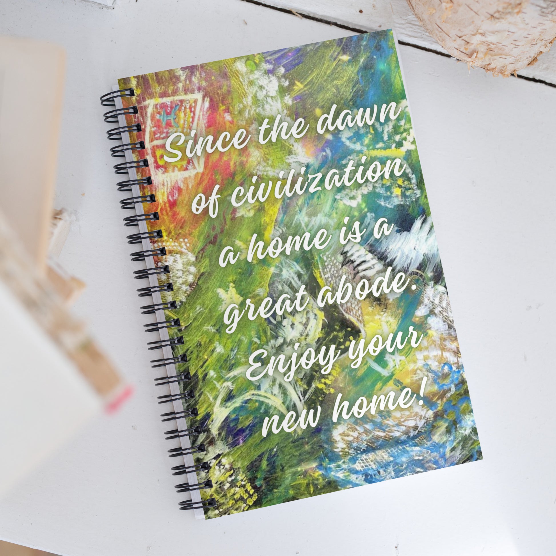 New Home Spiral Notebook Design 5 POSTCARD The DEEP Store