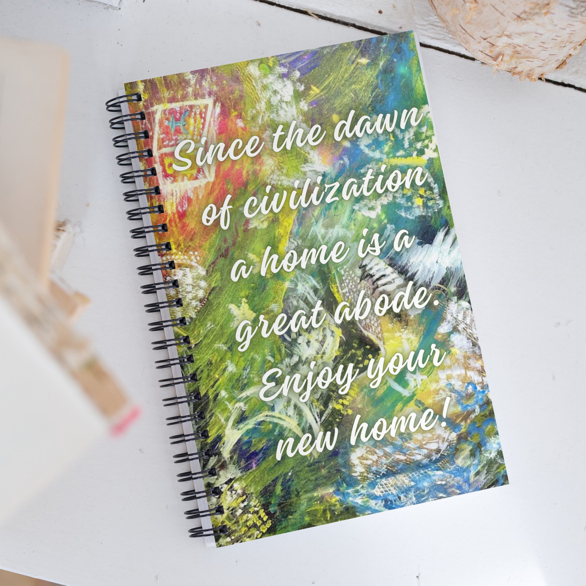 New Home Spiral Notebook Design 5 POSTCARD The DEEP Store