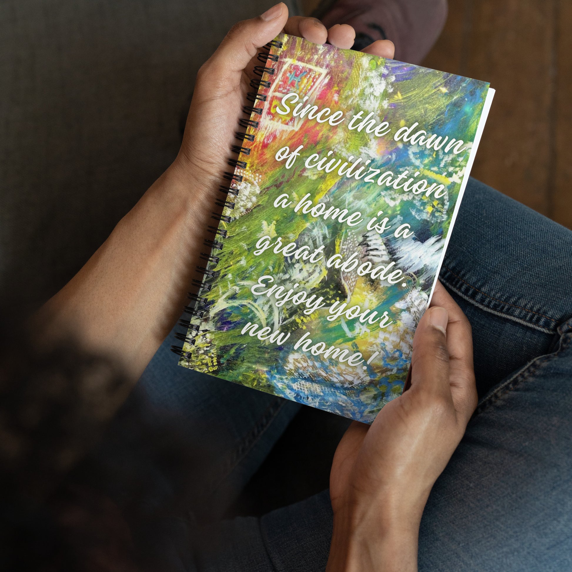 New Home Spiral Notebook Design 5 POSTCARD The DEEP Store