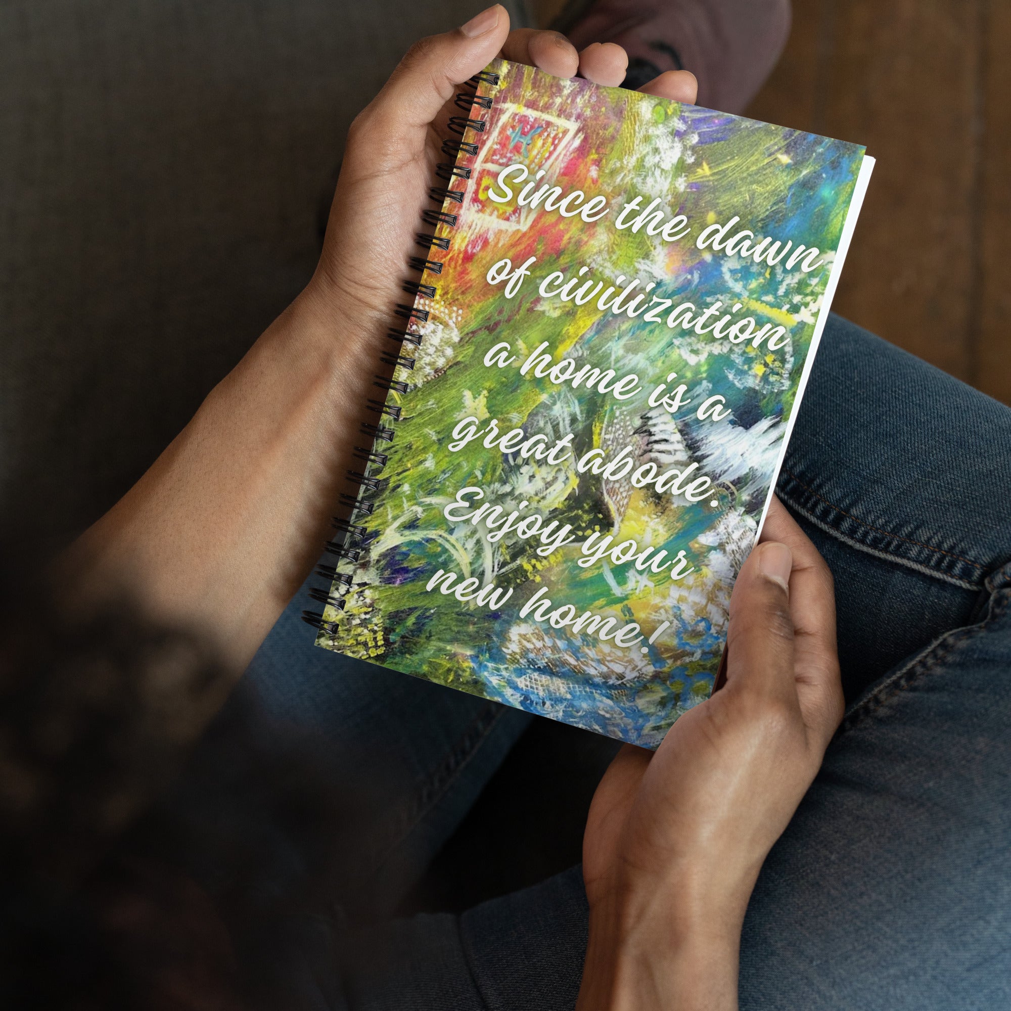 New Home Spiral Notebook Design 5 POSTCARD The DEEP Store