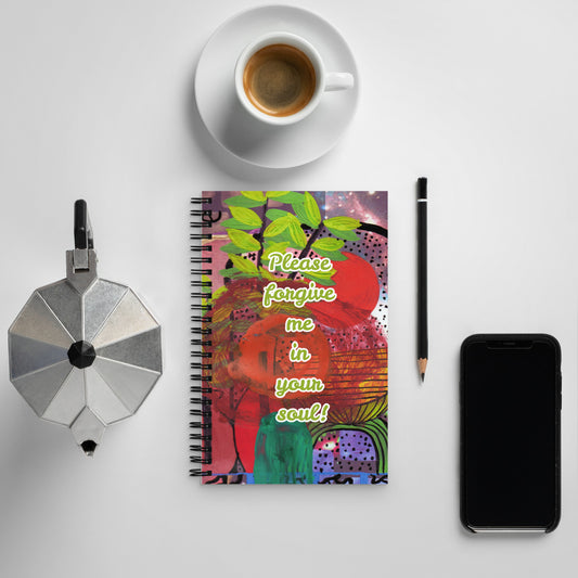 Apology Spiral Notebook Design 1 POSTCARD The DEEP Store Default Title