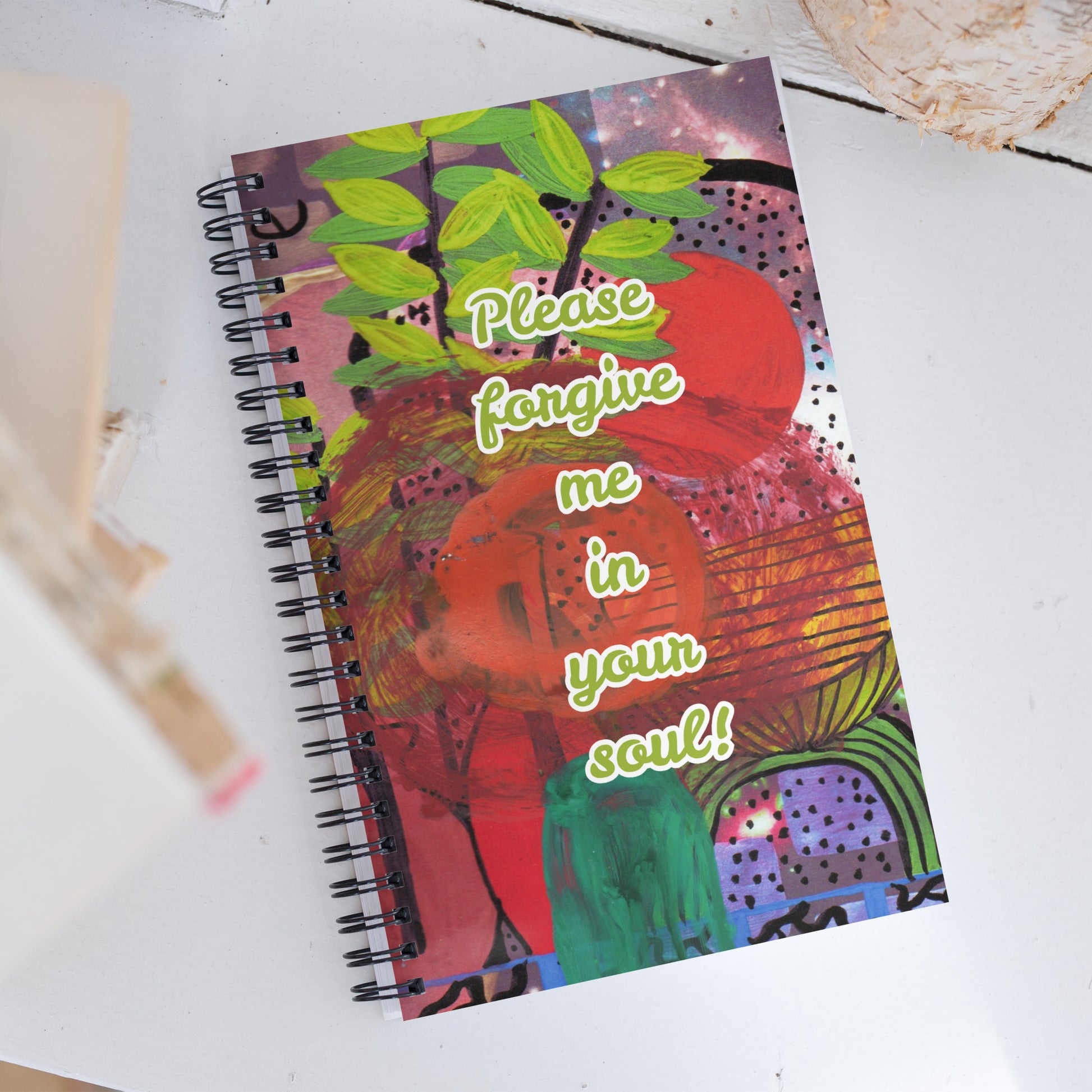 Apology Spiral Notebook Design 1 POSTCARD The DEEP Store