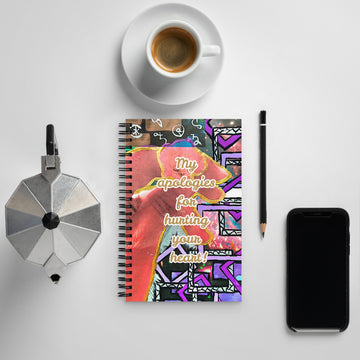 Apology Spiral Notebook Design 2 POSTCARD The DEEP Store Default Title