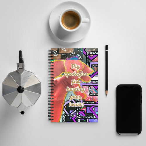 Apology Spiral Notebook Design 2 POSTCARD The DEEP Store Default Title