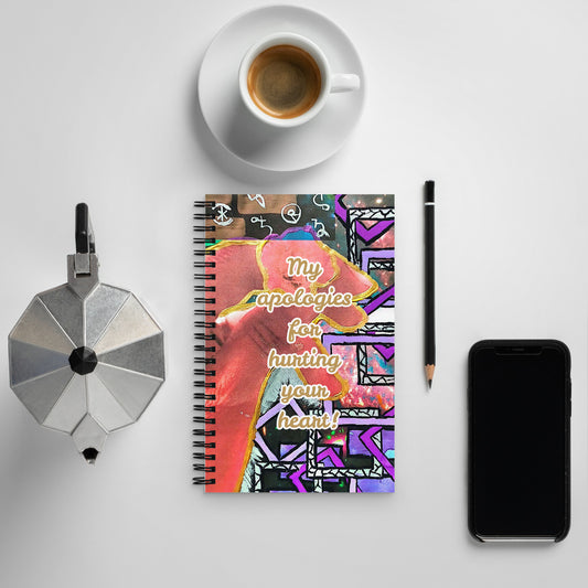 Apology Spiral Notebook Design 2 POSTCARD The DEEP Store Default Title