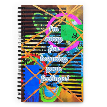Apology Spiral Notebook Design 3 POSTCARD The DEEP Store