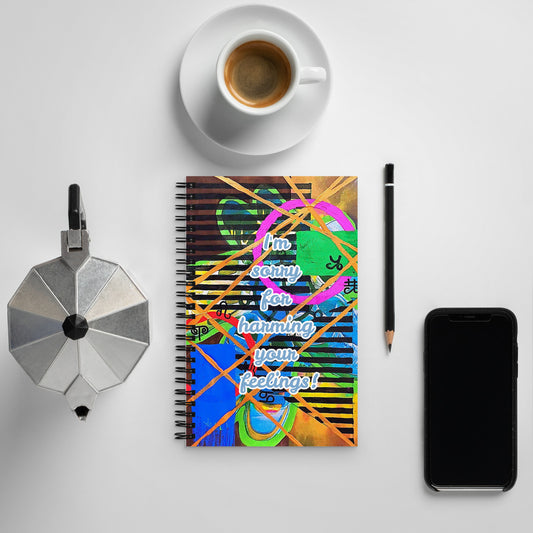 Apology Spiral Notebook Design 3 POSTCARD The DEEP Store Default Title