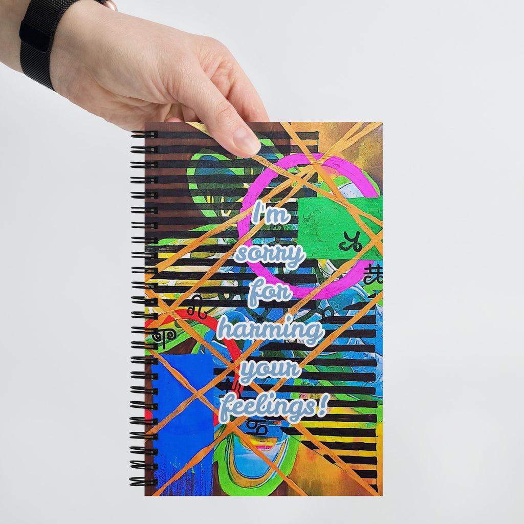 Apology Spiral Notebook Design 3 POSTCARD The DEEP Store