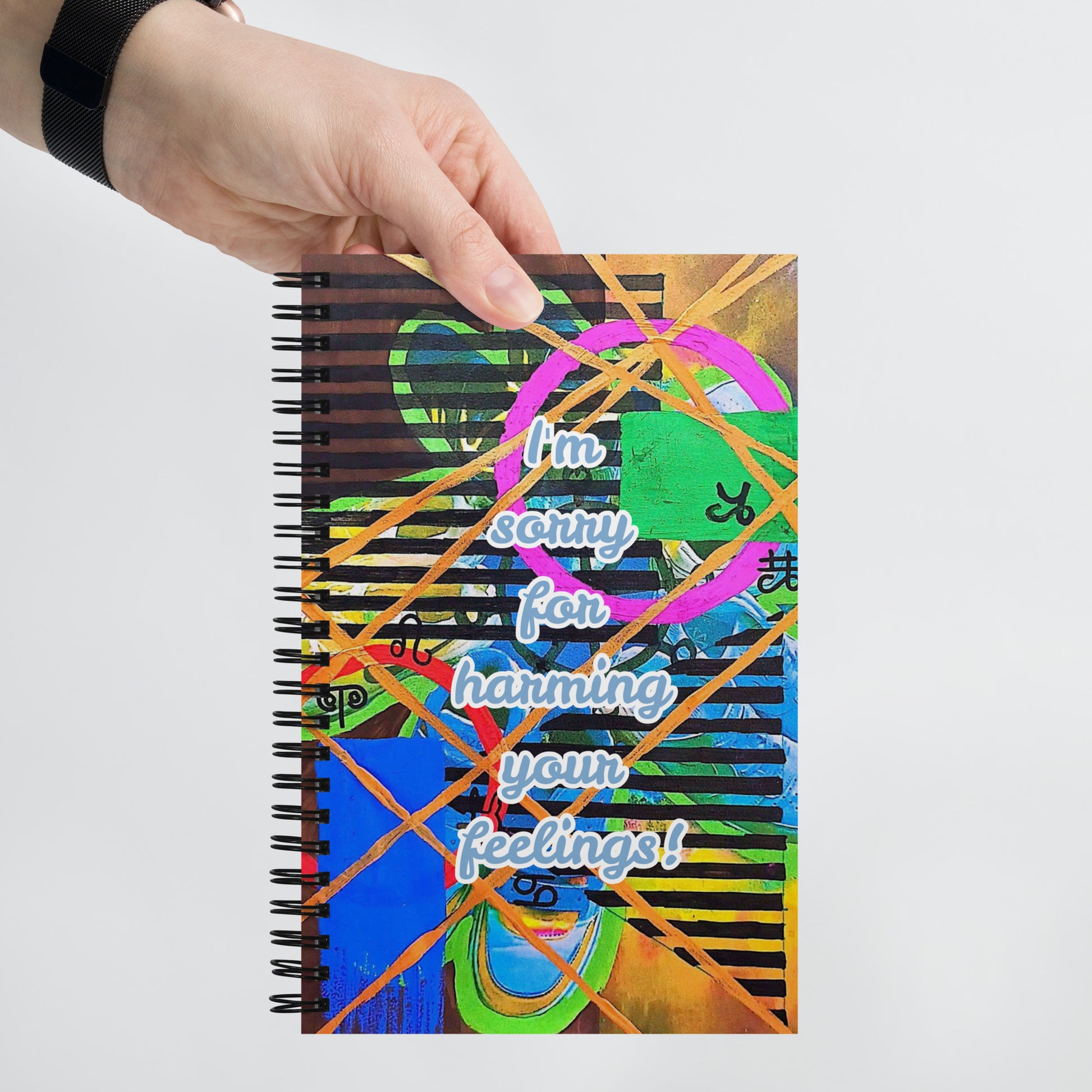 Apology Spiral Notebook Design 3 POSTCARD The DEEP Store