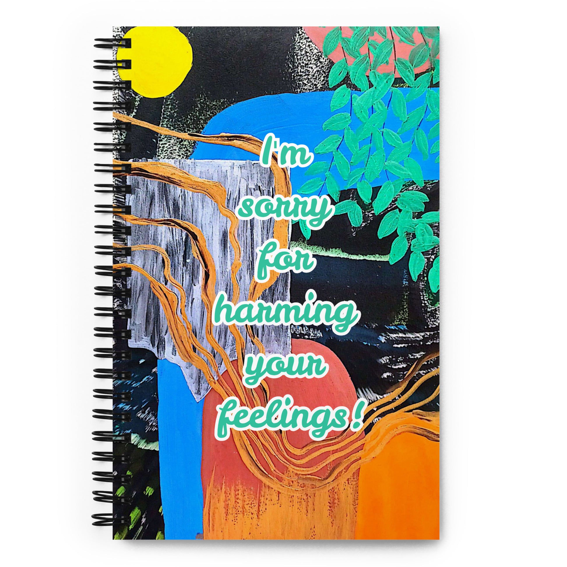 Apology Spiral Notebook Design 4 POSTCARD The DEEP Store