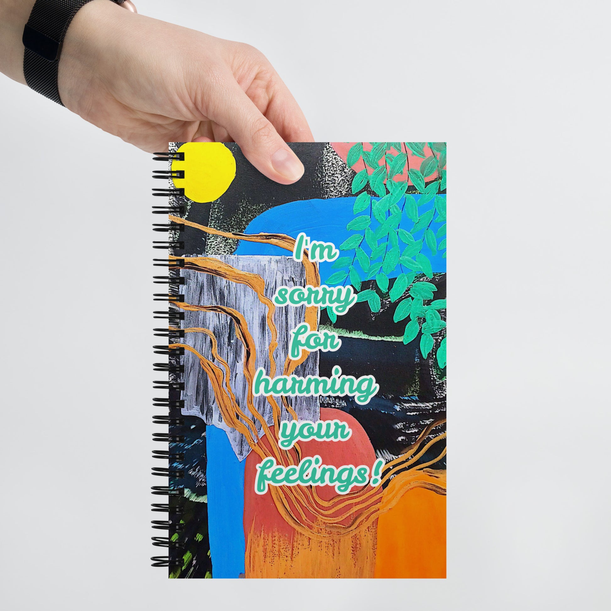 Apology Spiral Notebook Design 4 POSTCARD The DEEP Store