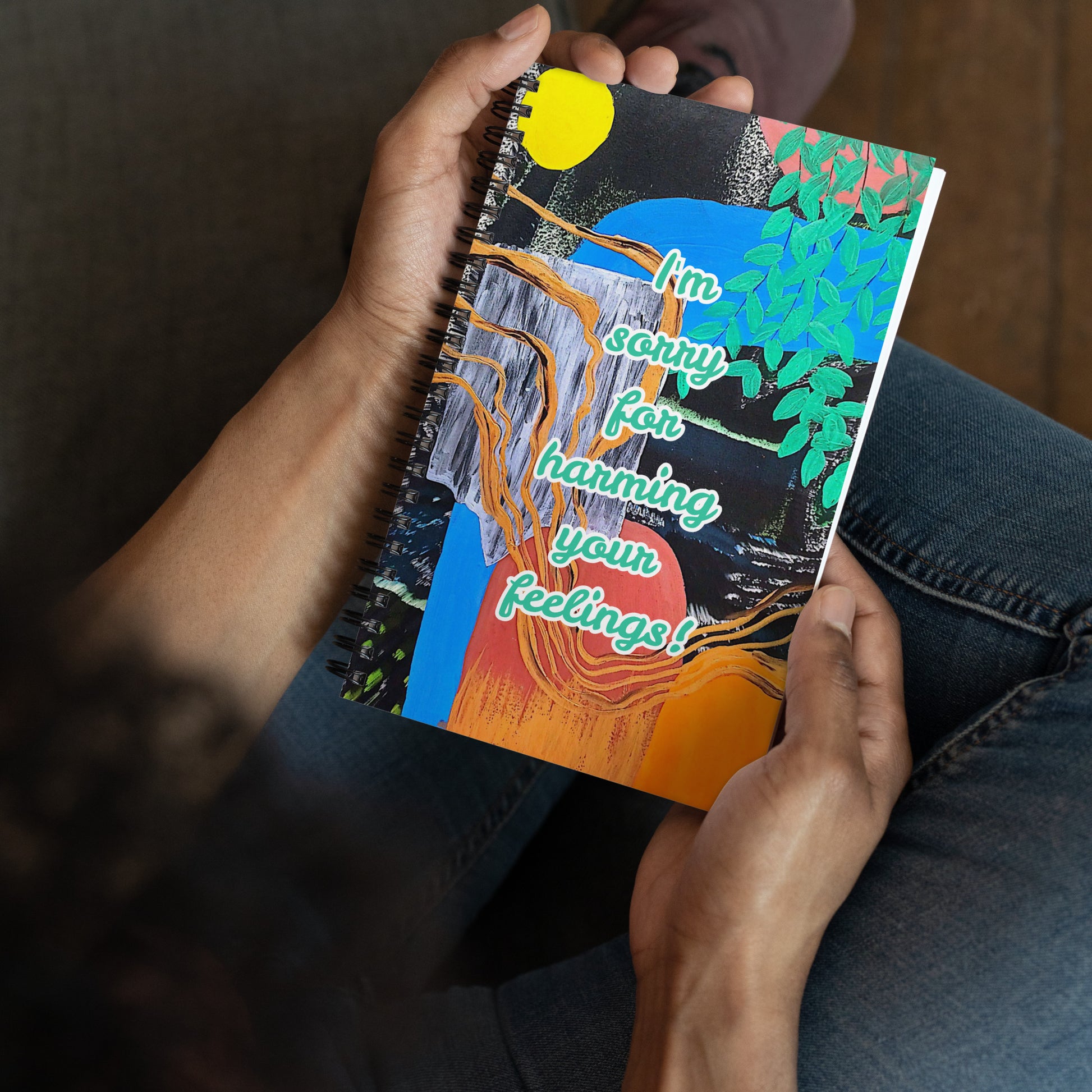 Apology Spiral Notebook Design 4 POSTCARD The DEEP Store