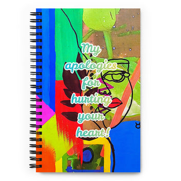 Apology Spiral Notebook Design 5 POSTCARD The DEEP Store