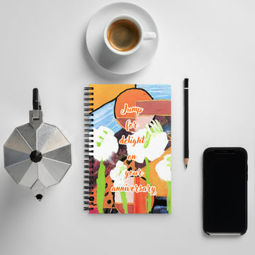 Anniversary Spiral Notebook Design 2 POSTCARD The DEEP Store Default Title