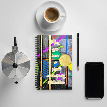 Anniversary Spiral Notebook Design 5 POSTCARD The DEEP Store Default Title
