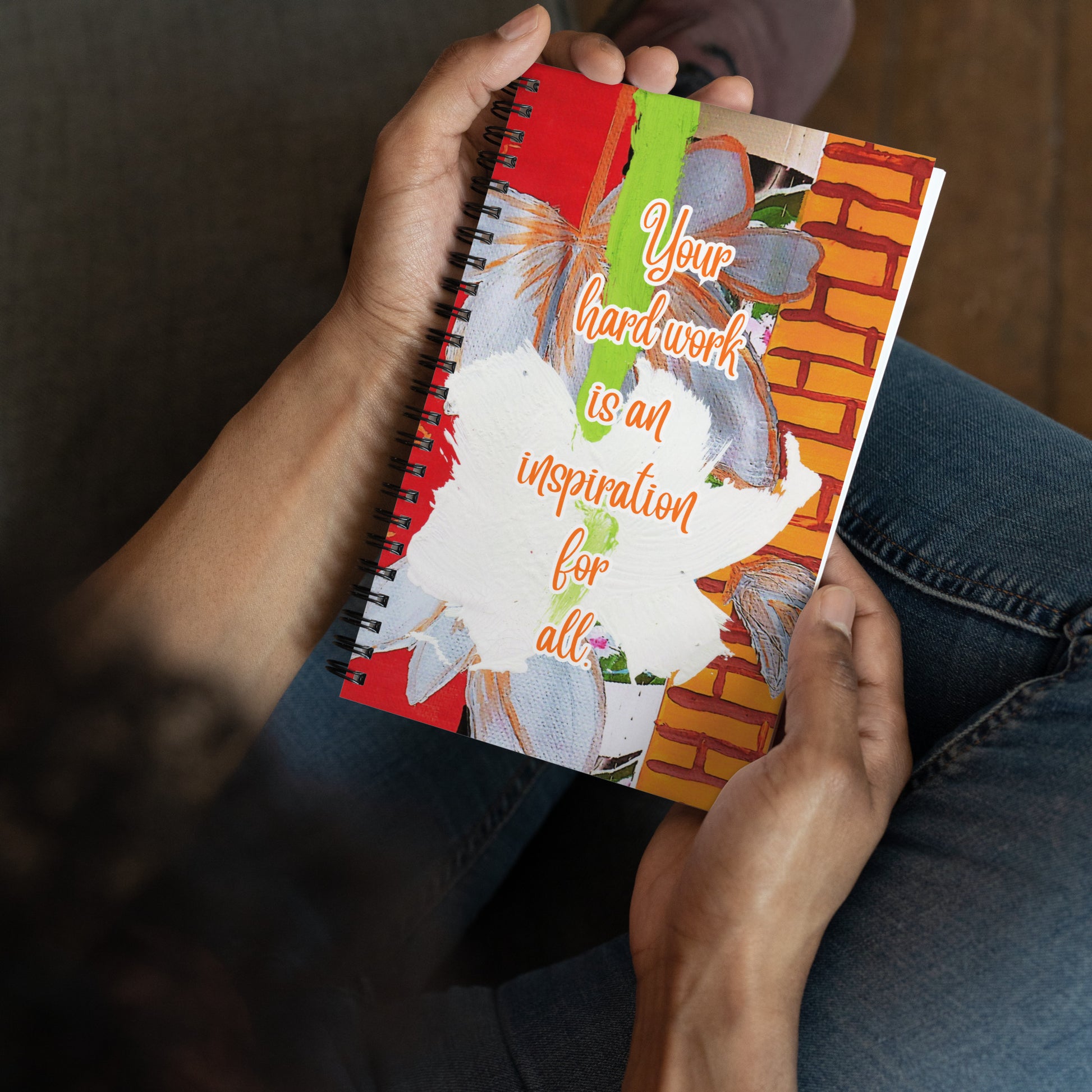 Encouragement Spiral Notebook Design 1 POSTCARD The DEEP Store