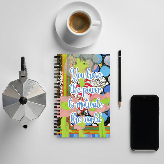 Encouragement Spiral Notebook Design 2 POSTCARD The DEEP Store Default Title