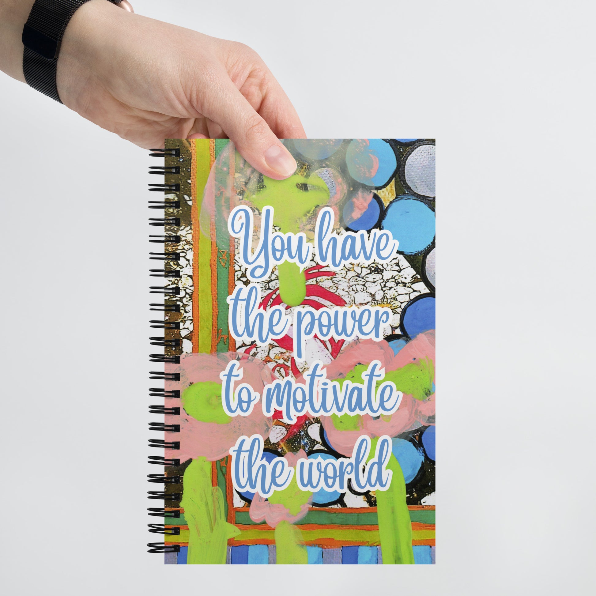 Encouragement Spiral Notebook Design 2 POSTCARD The DEEP Store