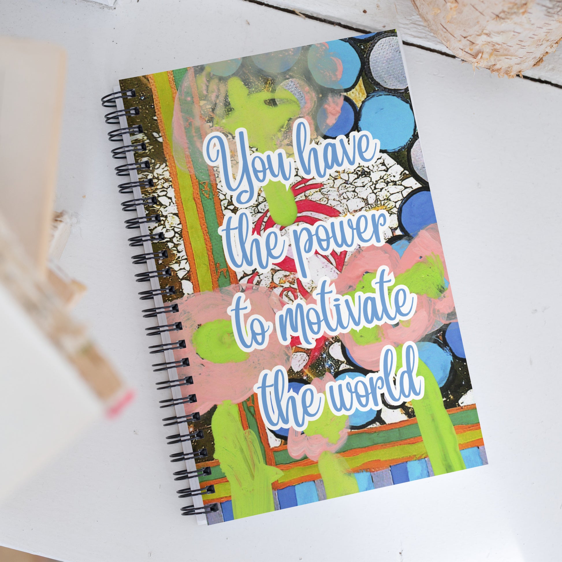 Encouragement Spiral Notebook Design 2 POSTCARD The DEEP Store