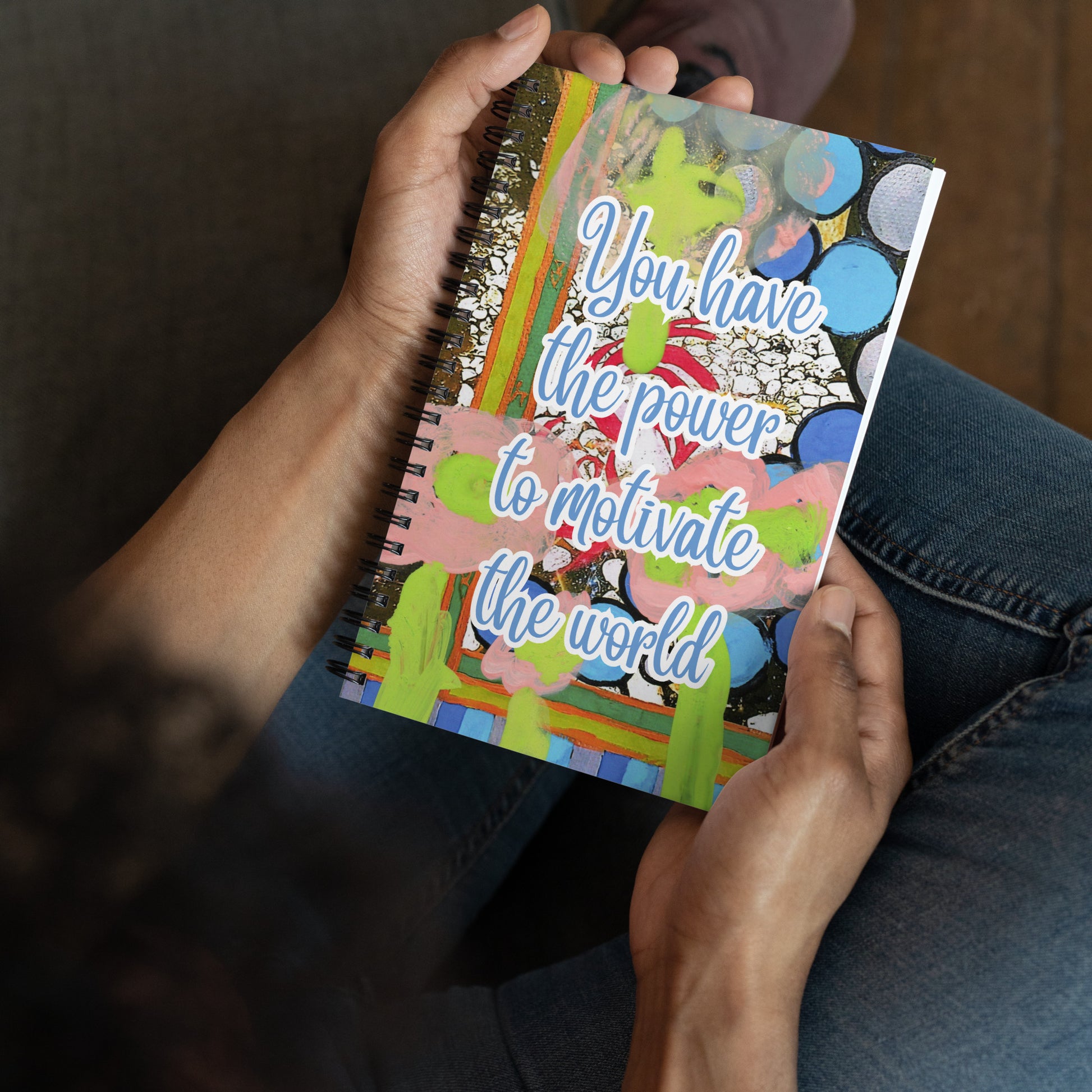 Encouragement Spiral Notebook Design 2 POSTCARD The DEEP Store