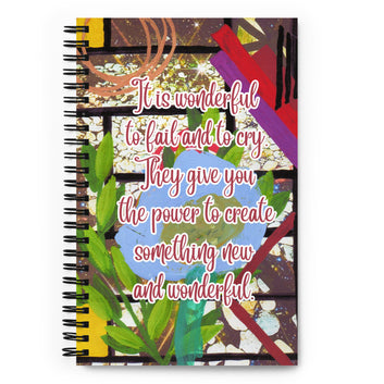 Encouragement Spiral Notebook Design 3 POSTCARD The DEEP Store