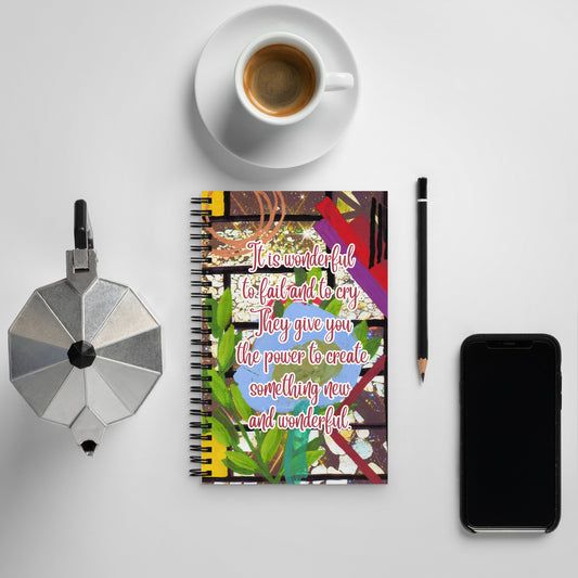 Encouragement Spiral Notebook Design 3 POSTCARD The DEEP Store Default Title