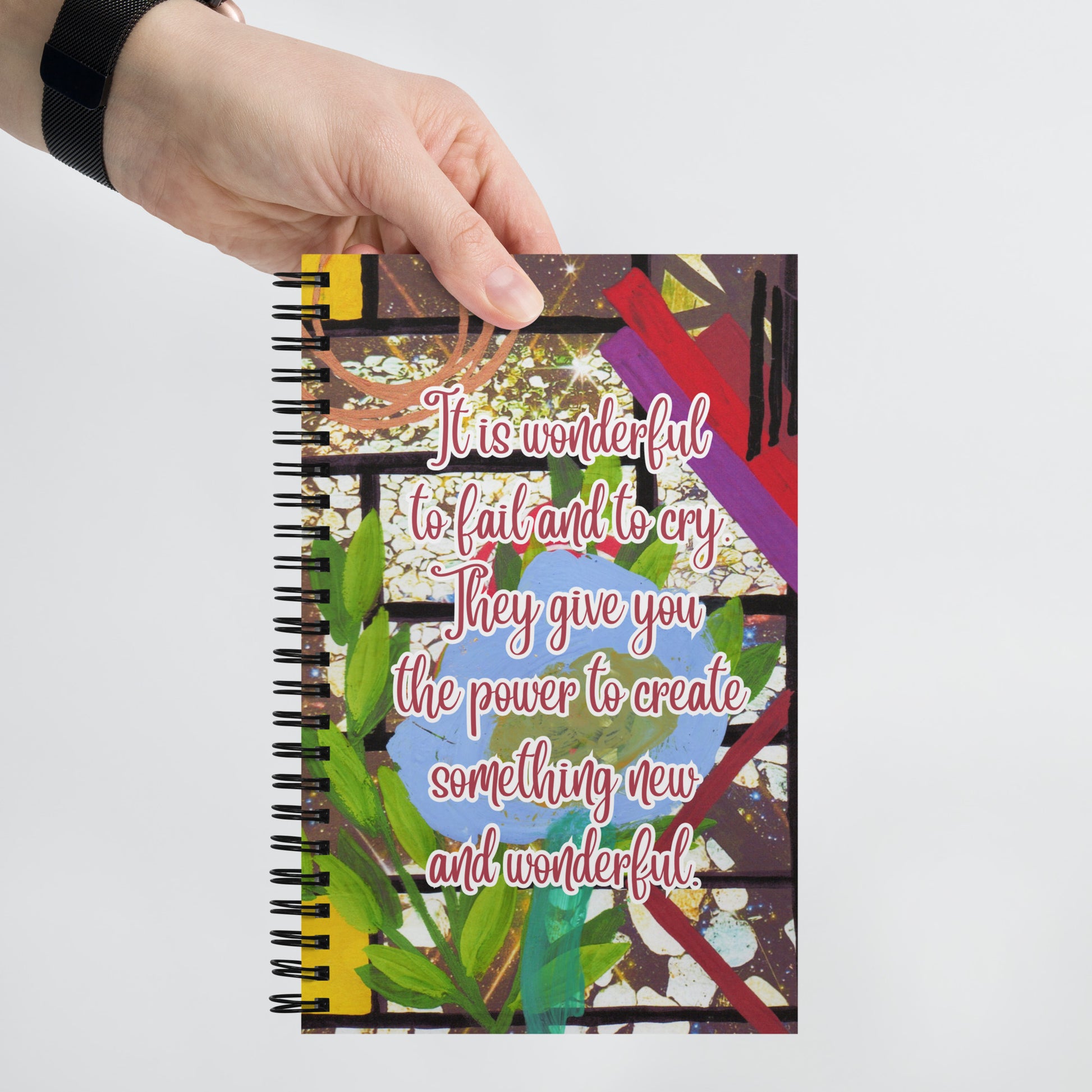 Encouragement Spiral Notebook Design 3 POSTCARD The DEEP Store