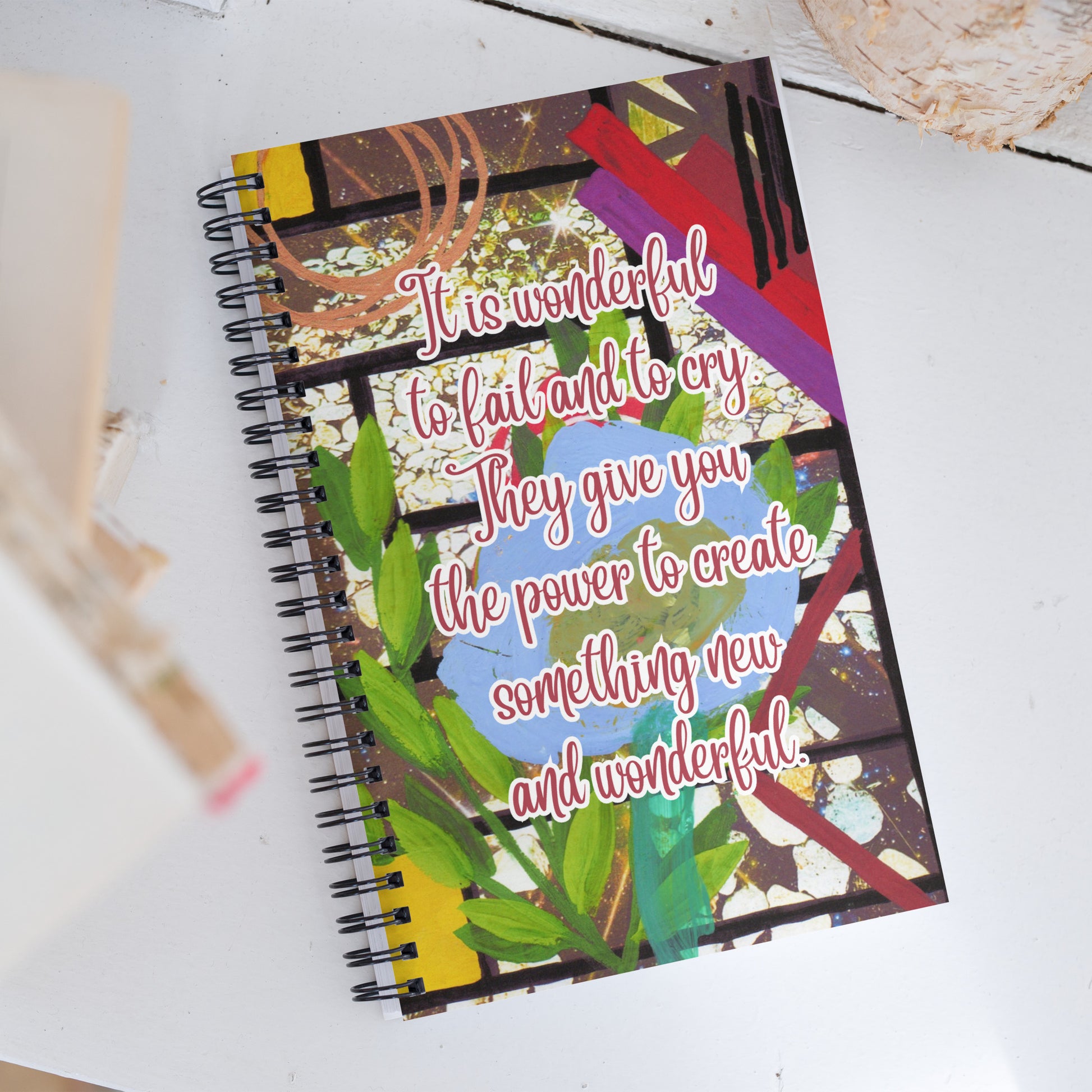 Encouragement Spiral Notebook Design 3 POSTCARD The DEEP Store