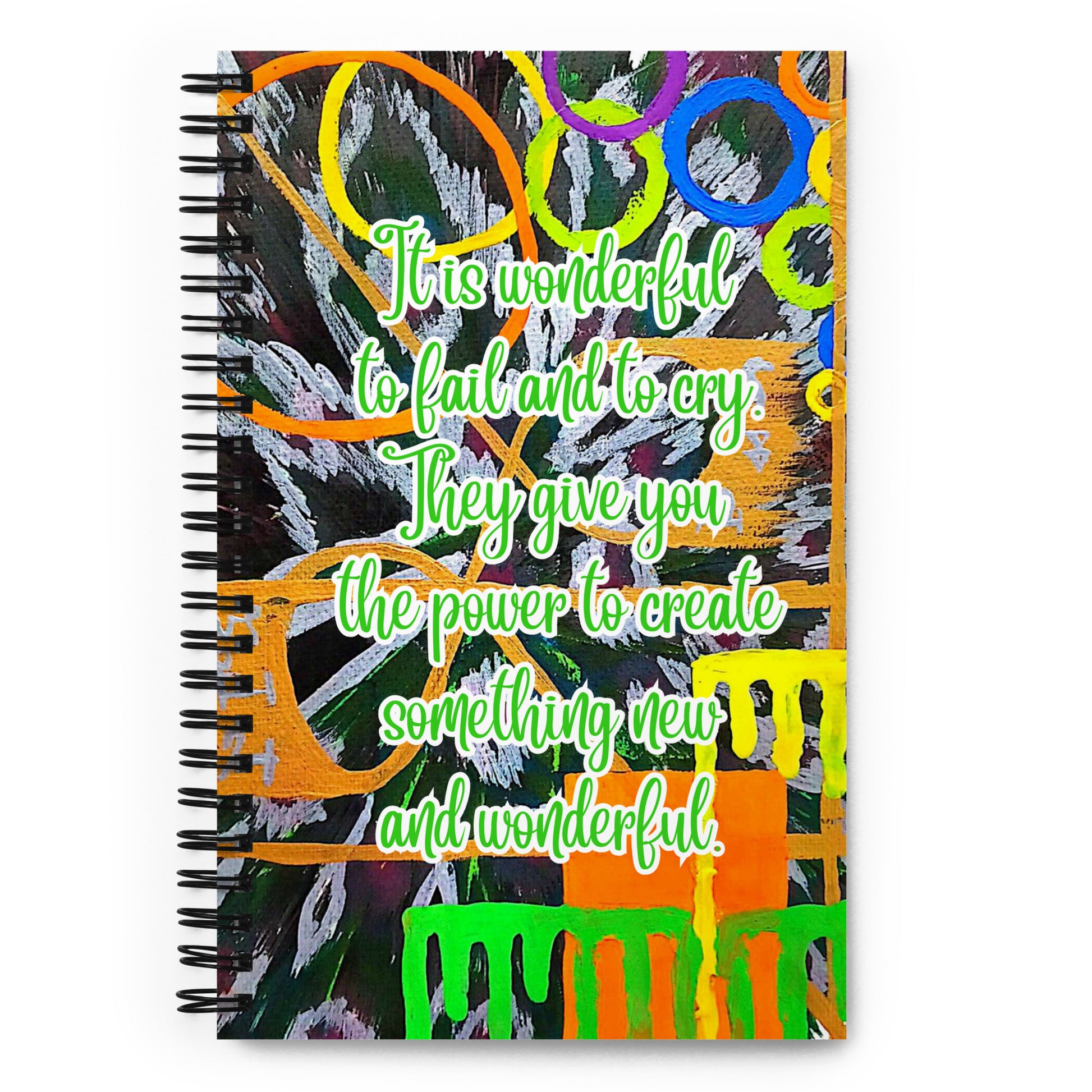 Encouragement Spiral Notebook Design 4 POSTCARD The DEEP Store
