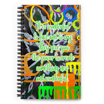Encouragement Spiral Notebook Design 4 POSTCARD The DEEP Store