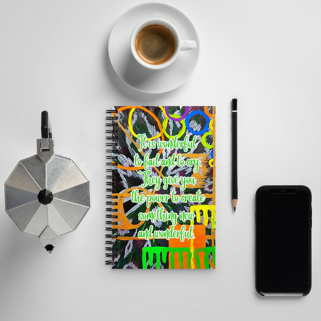 Encouragement Spiral Notebook Design 4 POSTCARD The DEEP Store Default Title